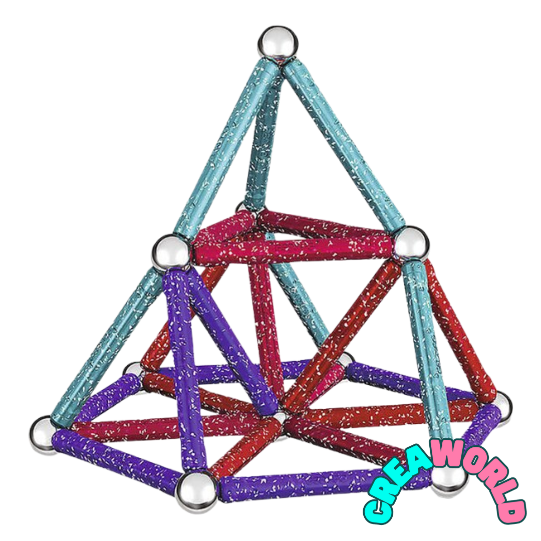 Geomag - Glitter Line 60 stukjes