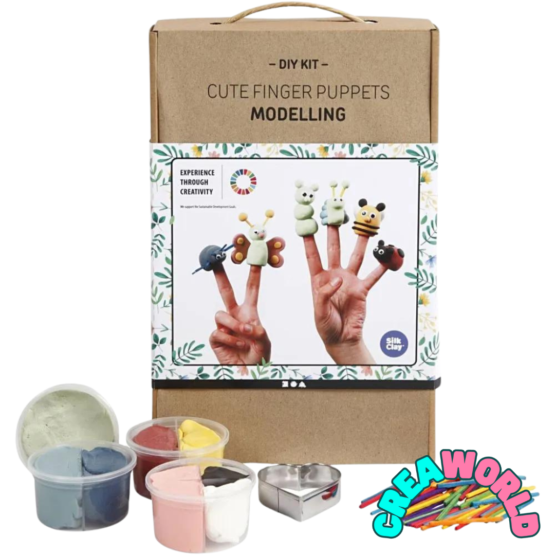 Creatieve Box - Schattige Vingerpopjes