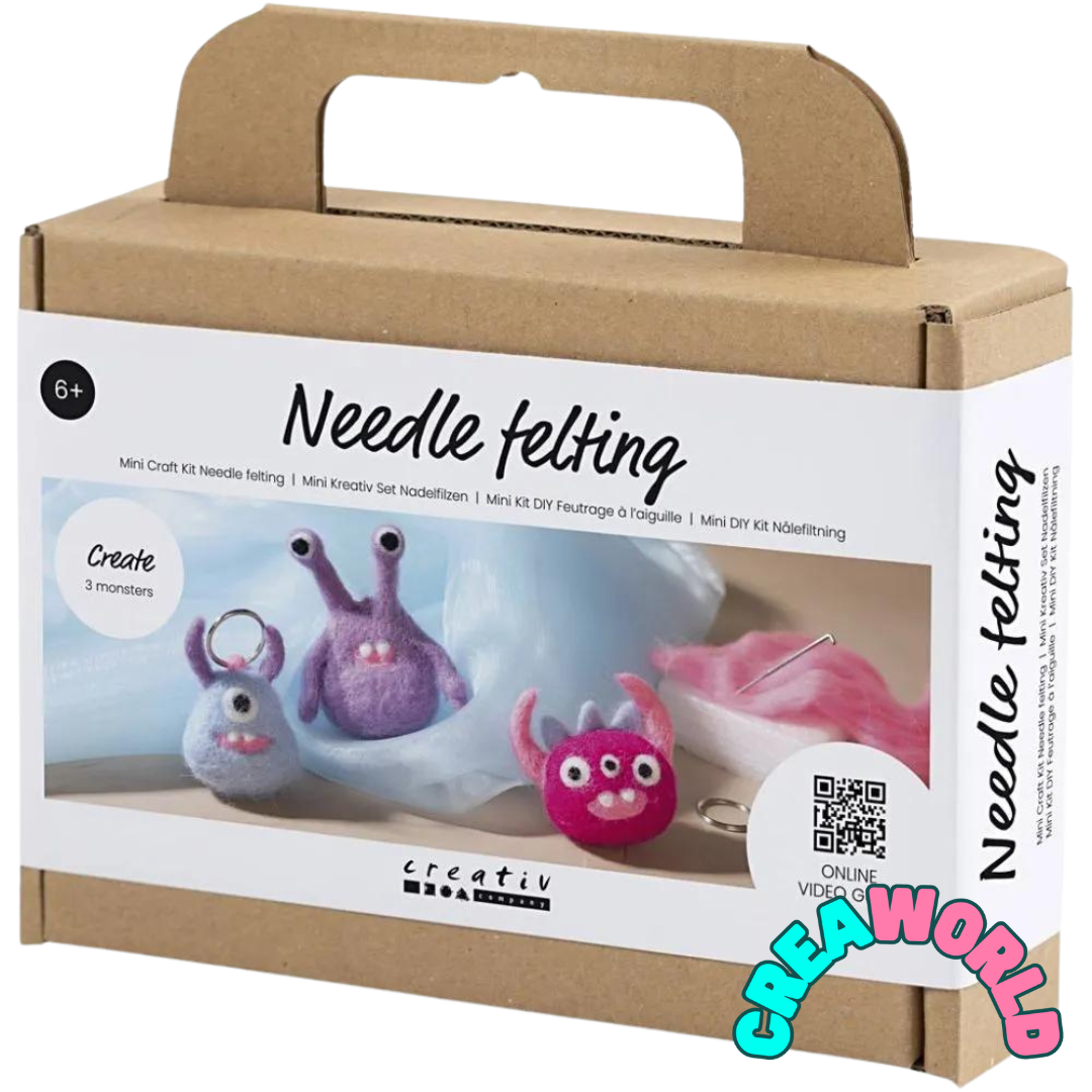 Creatieve Box - Naaldvilt Monstertjes