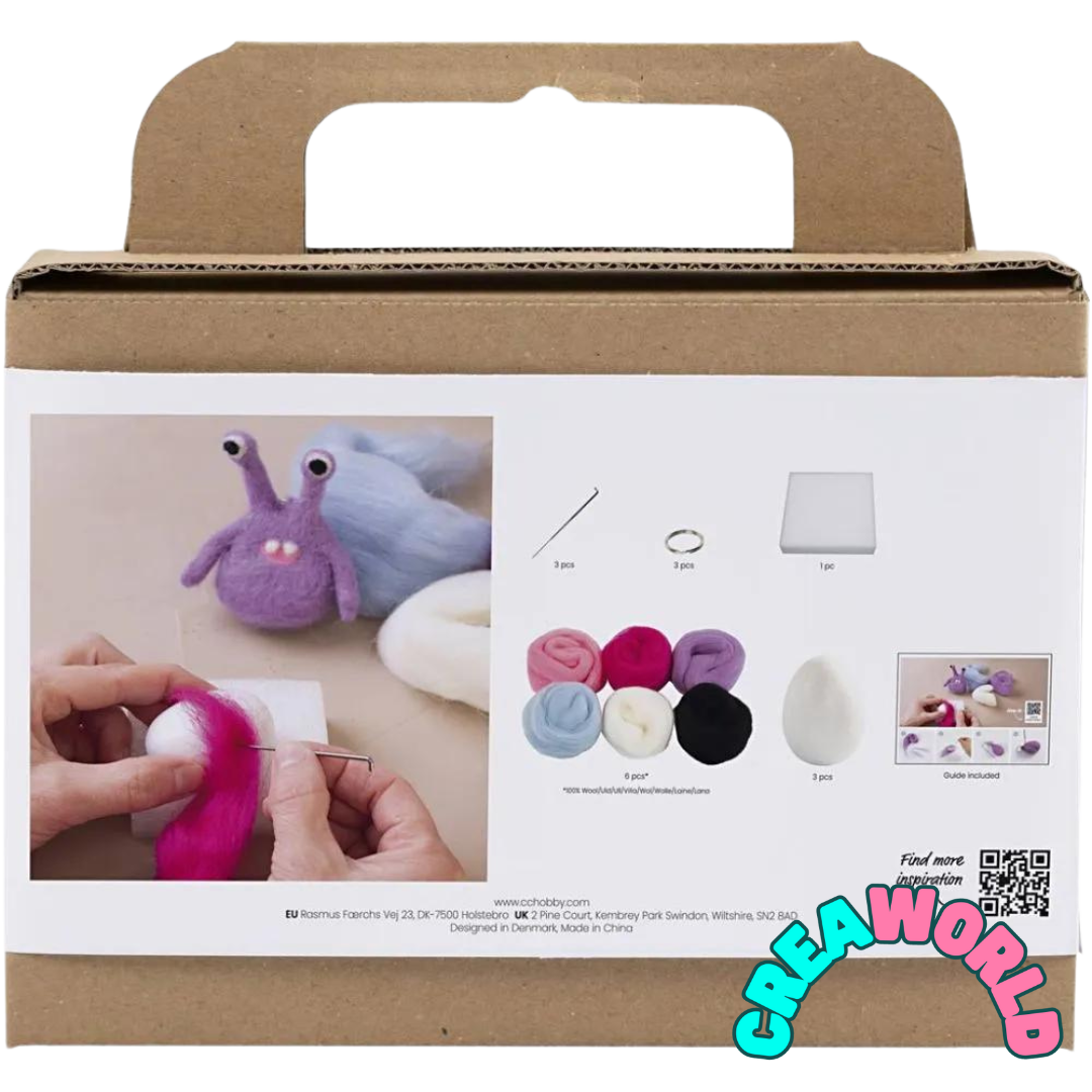 Creatieve Box - Naaldvilt Monstertjes