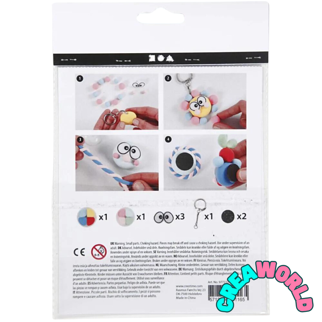 Creatieve Set - Silk klei Sleutelhangers