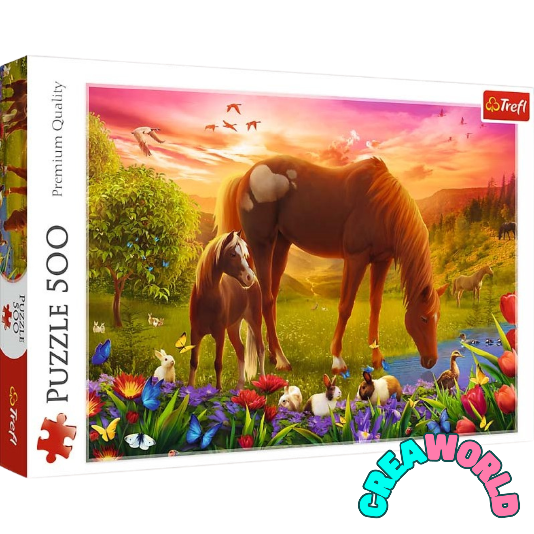 Puzzel - Paarden - 500st