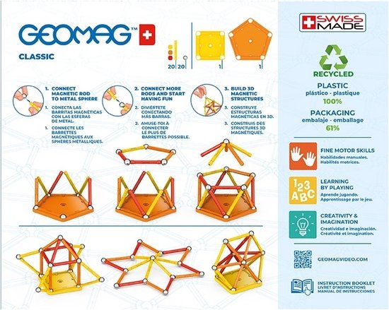 Geomag - Classic Green Line 42 stukjes