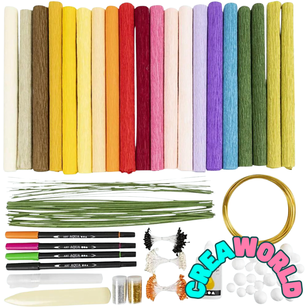 Creatieve Box - Papieren Bloemen