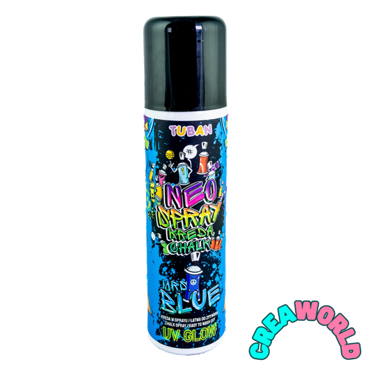 Neon Krijt Spray - Blauw