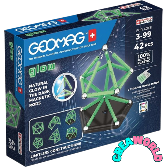 Geomag - Glow In The Dark Line 42 stukjes