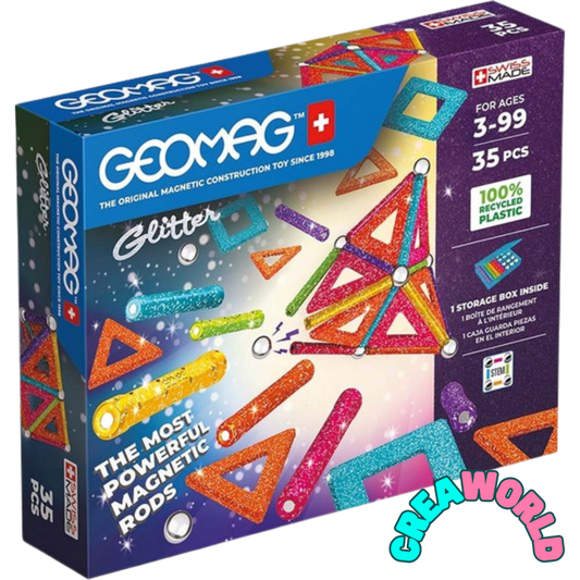 Geomag - Glitter Line 35 stukjes