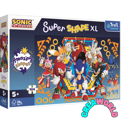 Puzzel - Sonic Speciale Vormen - 104st XL