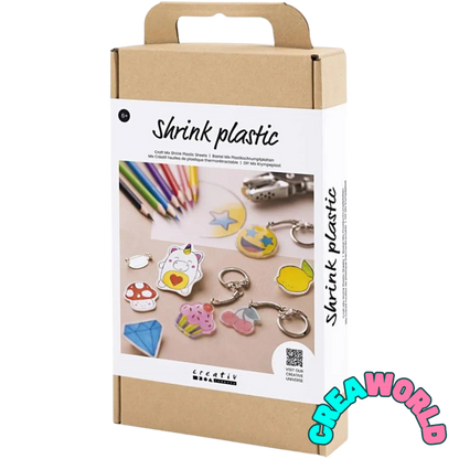 Creatieve Box - Krimpfolie Sleutelhangers