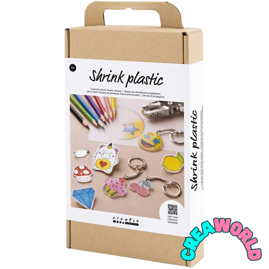 Creatieve Box - Krimpfolie Sleutelhangers
