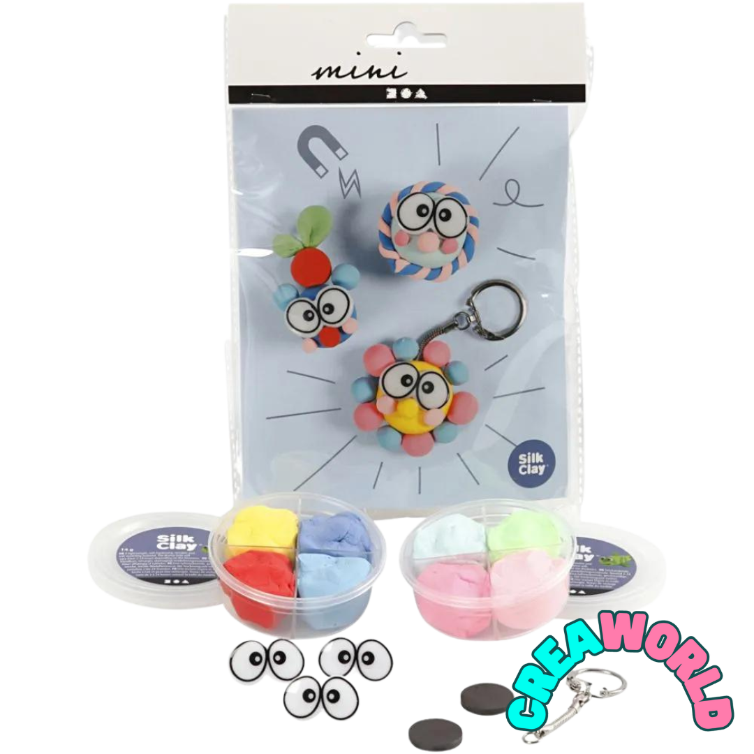 Creatieve Set - Silk klei Sleutelhangers