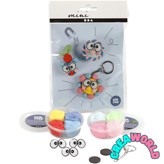 Creatieve Set - Silk klei Sleutelhangers