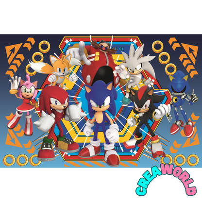 Puzzel - Sonic Speciale Vormen - 104st XL