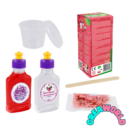 Doe het zelf slijm - Aardbij - Normaal