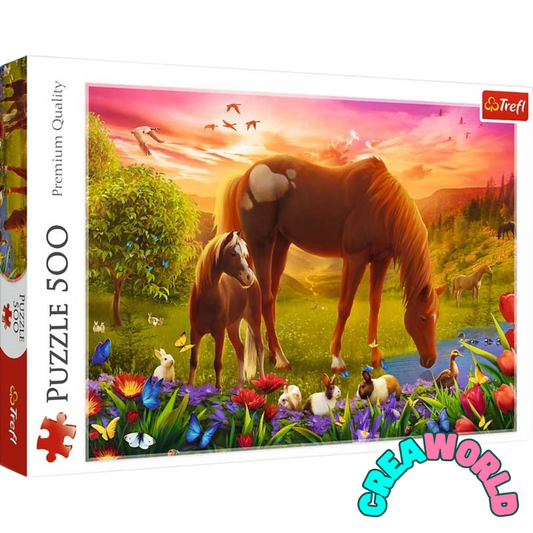 Puzzel - Paarden - 500st