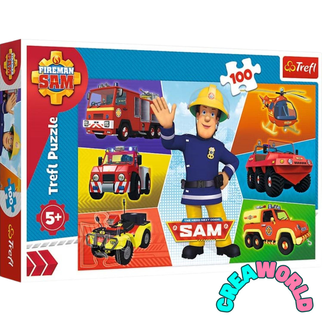 Puzzel - Brandweerman Sam - 100st