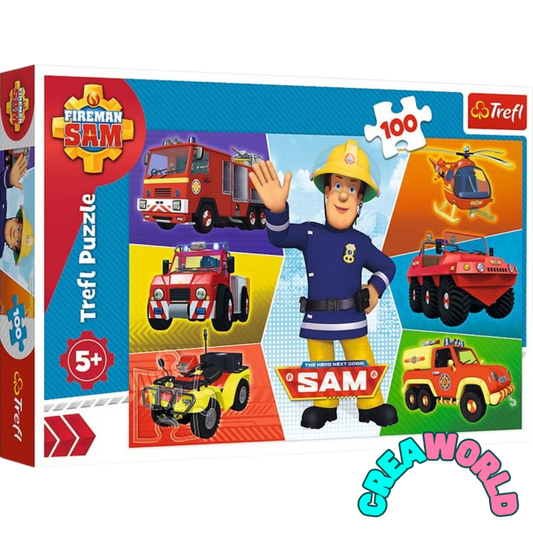 Puzzel - Brandweerman Sam - 100st