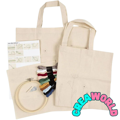 Creatieve Box - Borduurwerk tote bag
