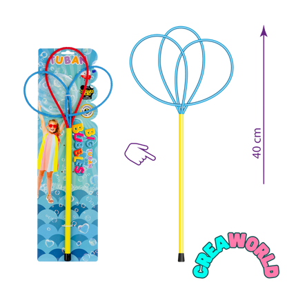 Zeepbellen Stokken - 3 Ring Pro Butterfly