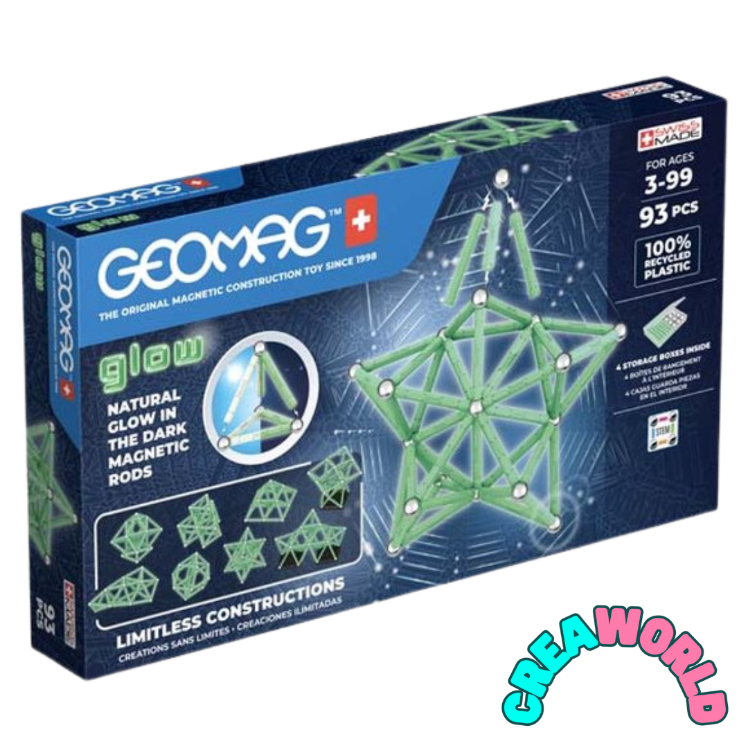 Geomag - Glow In The Dark Line 90 stukjes