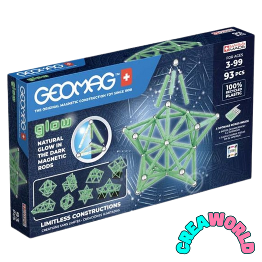 Geomag - Glow In The Dark Line 90 stukjes